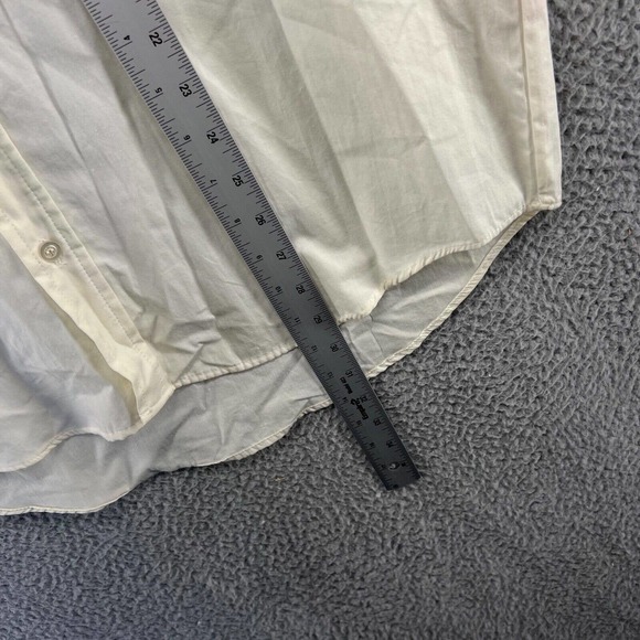 Vintage Looney Tunes Shirt Men's Medium White Sylvester Tweety Button Down 90s - Picture 8 of 16